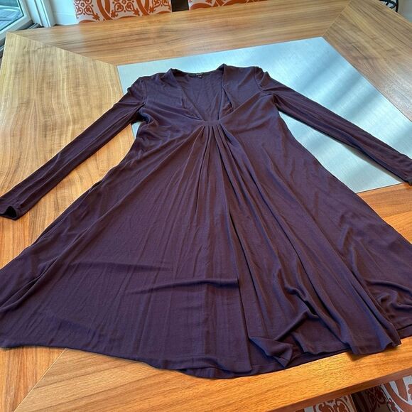 GUCCI purple midi dress with pleats- size 44 - Picture 14 of 16